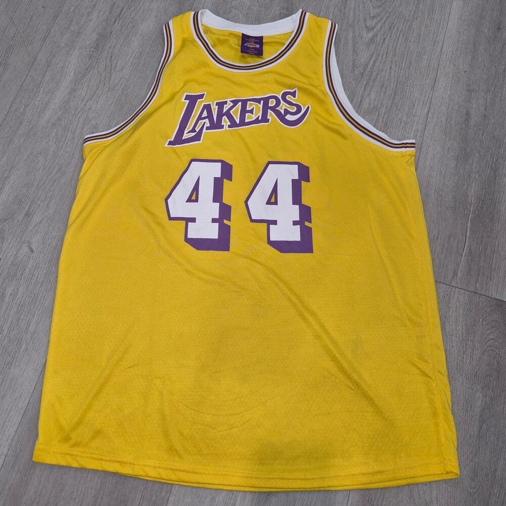 Los Angeles Lakers Jersey XL Jerry West 44 Basketball NBA Made for Lakers Mens